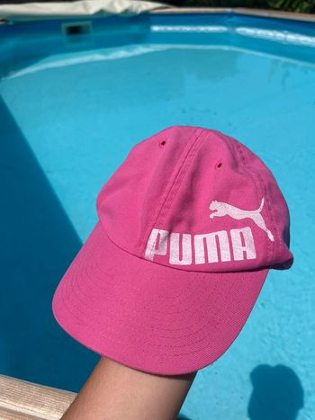 Casquette puma rose enfant
