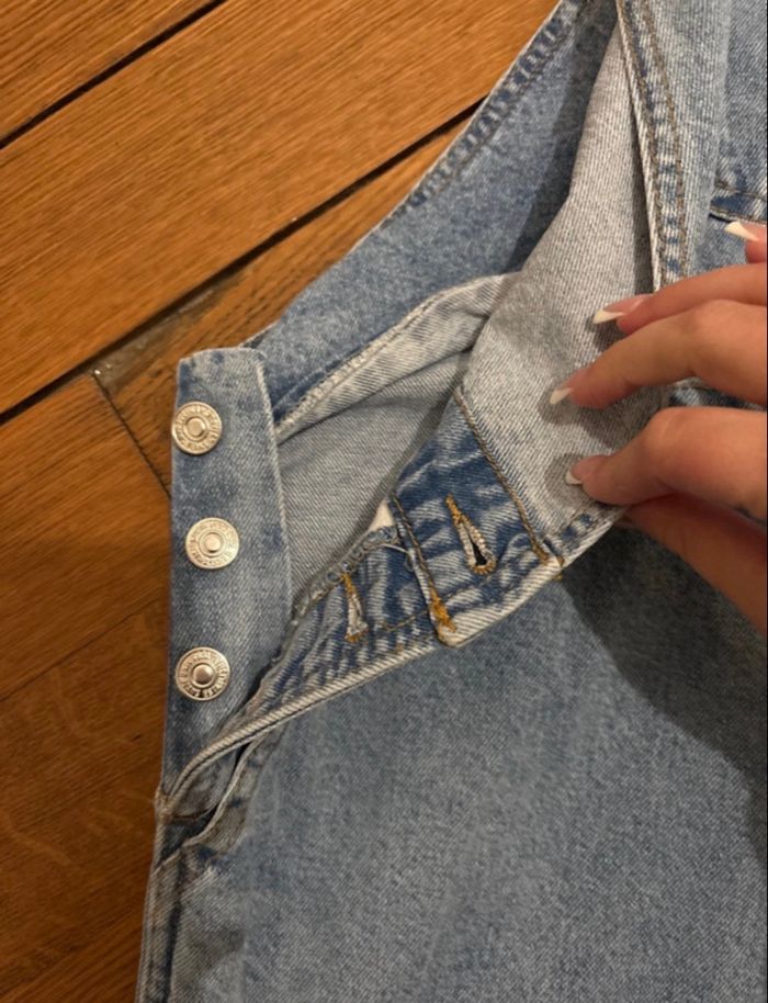 salopette jupe en jean mango - photo numéro 3