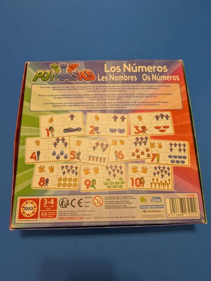 Jeu éducatif Pyjamasques  " les nombres " - photo numéro 4
