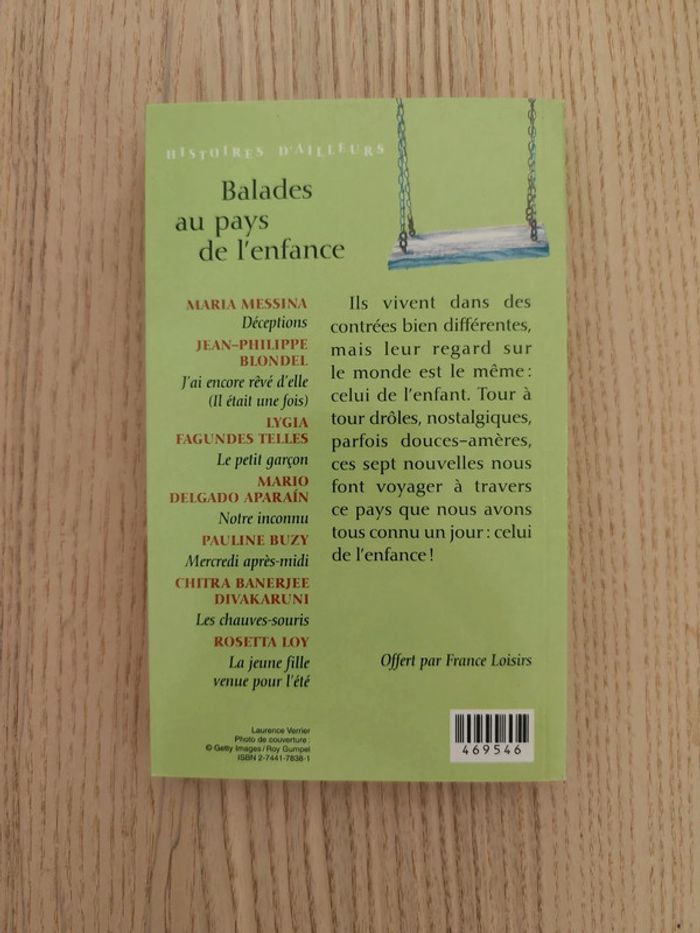 Livre balades au pays de l'enfance 2744178381 - photo numéro 2