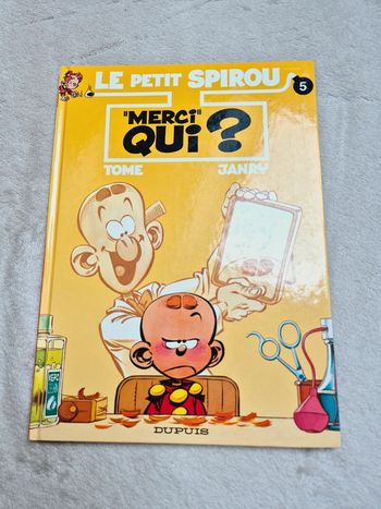 Bande dessinée le petit spirou merci qui