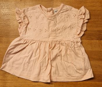 Blouse rose pâle