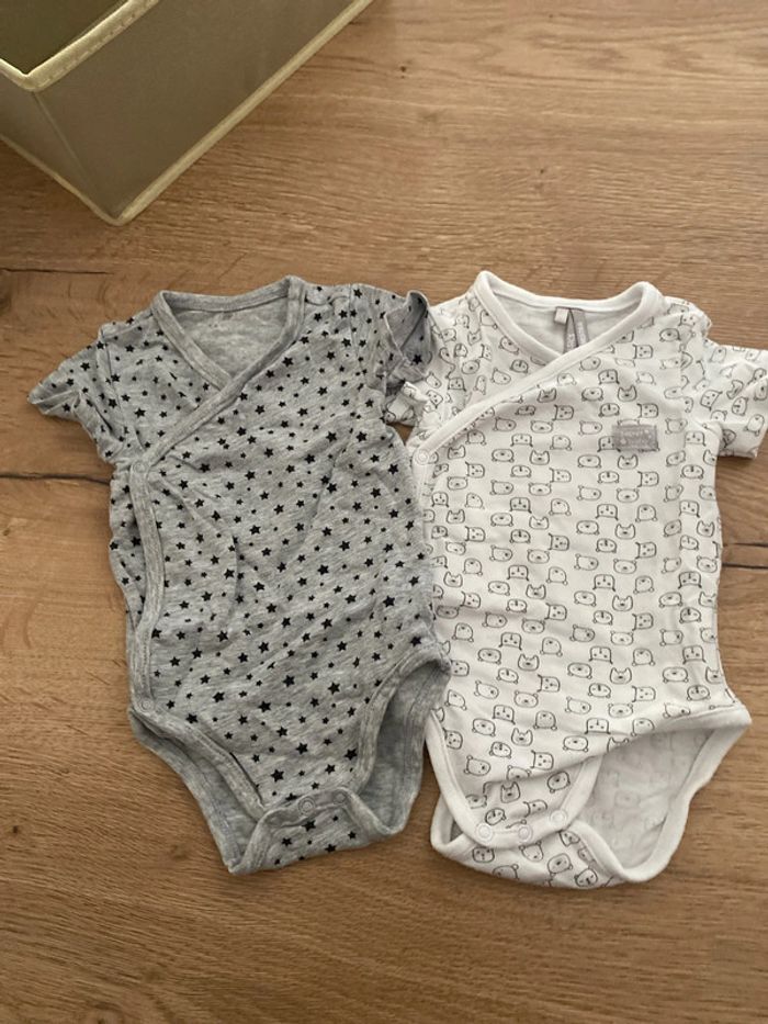 Lot 2 bodys taille 3 mois