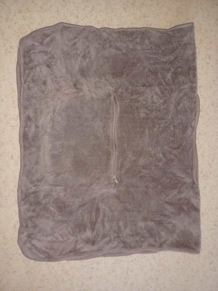 Poncho marron polaire neuf