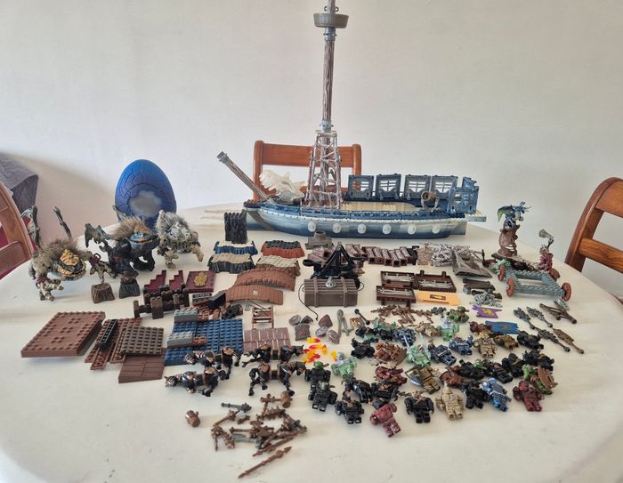 Gros lot megablock mega blocks 9879 Vorgan ice fang + 6 dragons - photo numéro 3