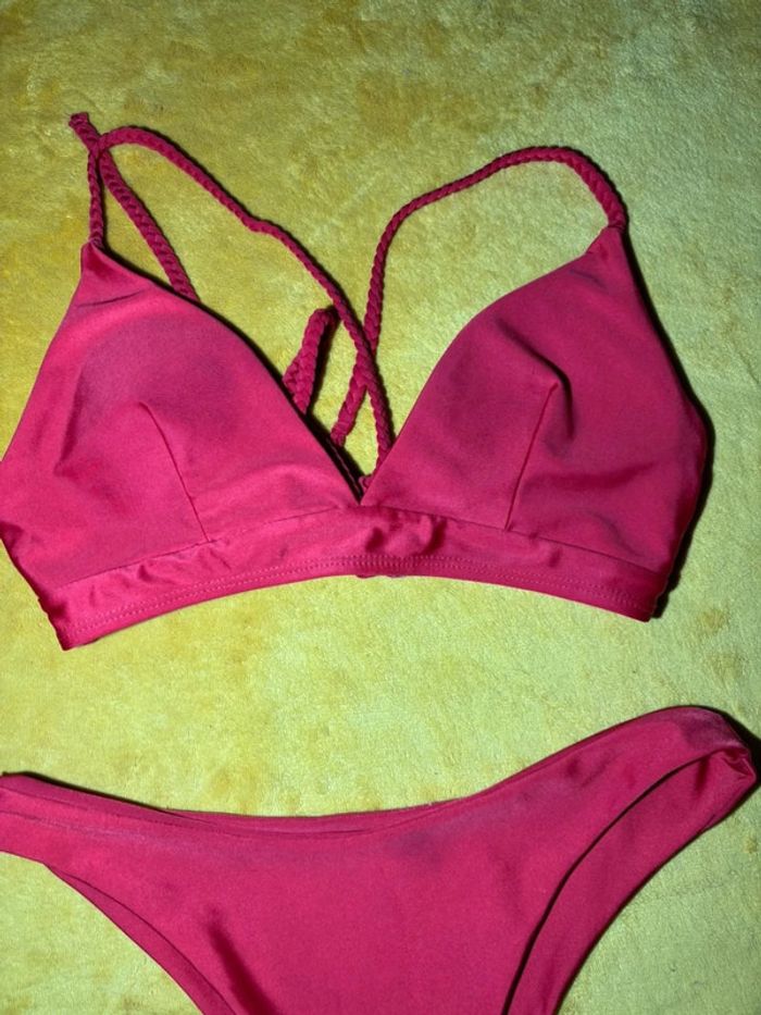 Lot 2 bikini rouge et blanc Taille S/36 - photo numéro 3