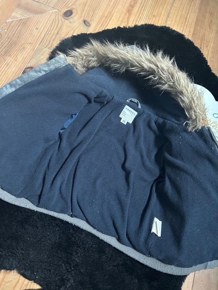 Doudoune à capuches grise