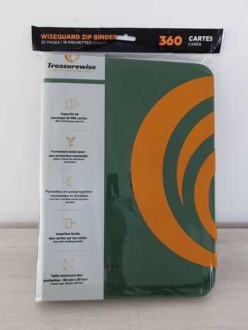 Portfolio TreasureWise Zip Binder 360 Vert