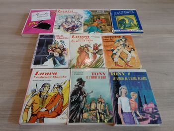  Lot de 10 livres, bibliothèque rose (divers)(8)