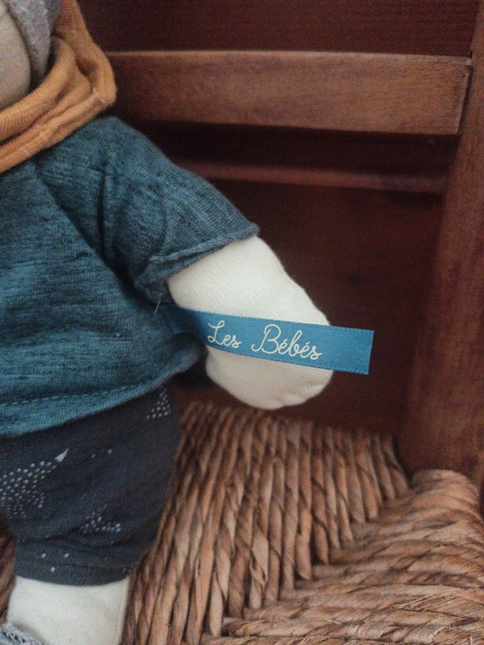 peluche poupon moulin roty les bébés tbe - photo numéro 3