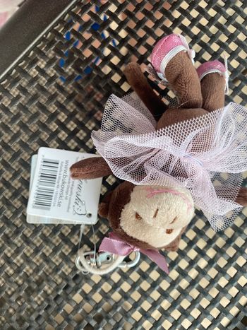 Porte-clefs Singe Bukowski en tutu neuf