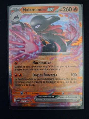 Carte Pokémon Malamandre ex 016/088 - Équilibre Parfait (FR)

