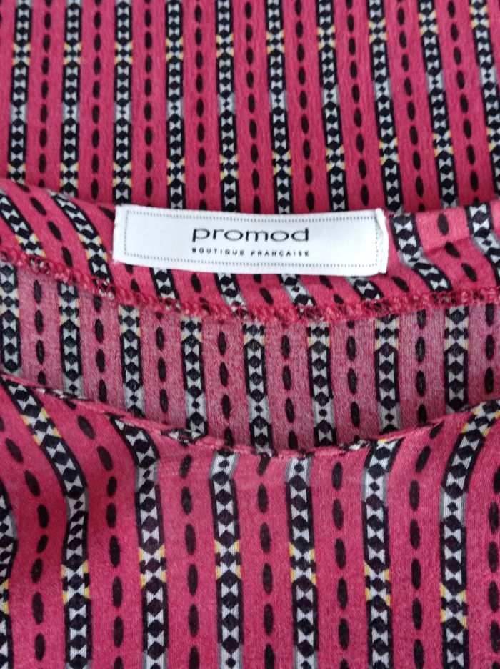 BLOUSE PROMOD Bordeaux/ Brique. - photo numéro 2