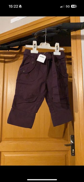 Pantacourt violet 4 ans TAO