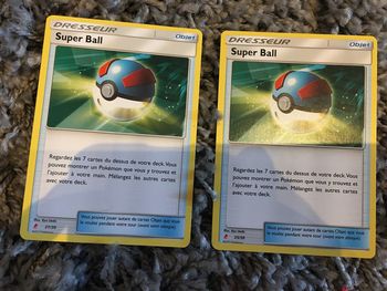 Cartes Pokémon dresseur objet