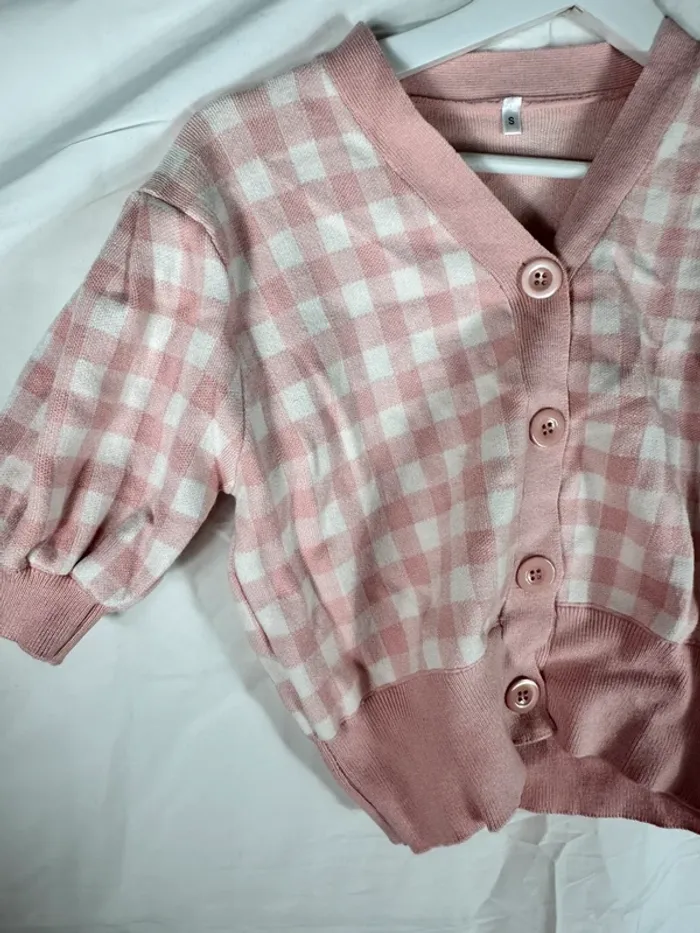 Pull manche courte rose YesStyle - photo numéro 2