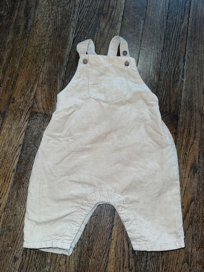 Salopette velours Bout’chou  1 mois