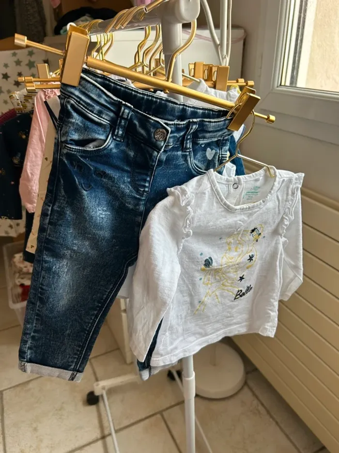 Bel ensemble Disney/Orchestra taille 12 mois état impeccable - photo numéro 2