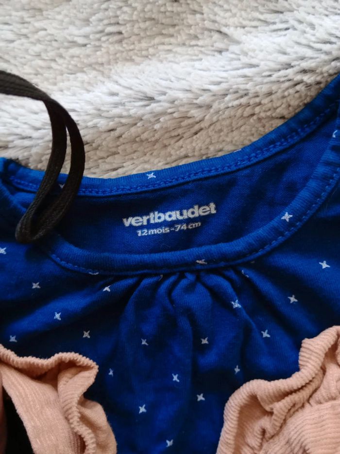 Ensemble fille 12mois short et haut c46 - photo numéro 2