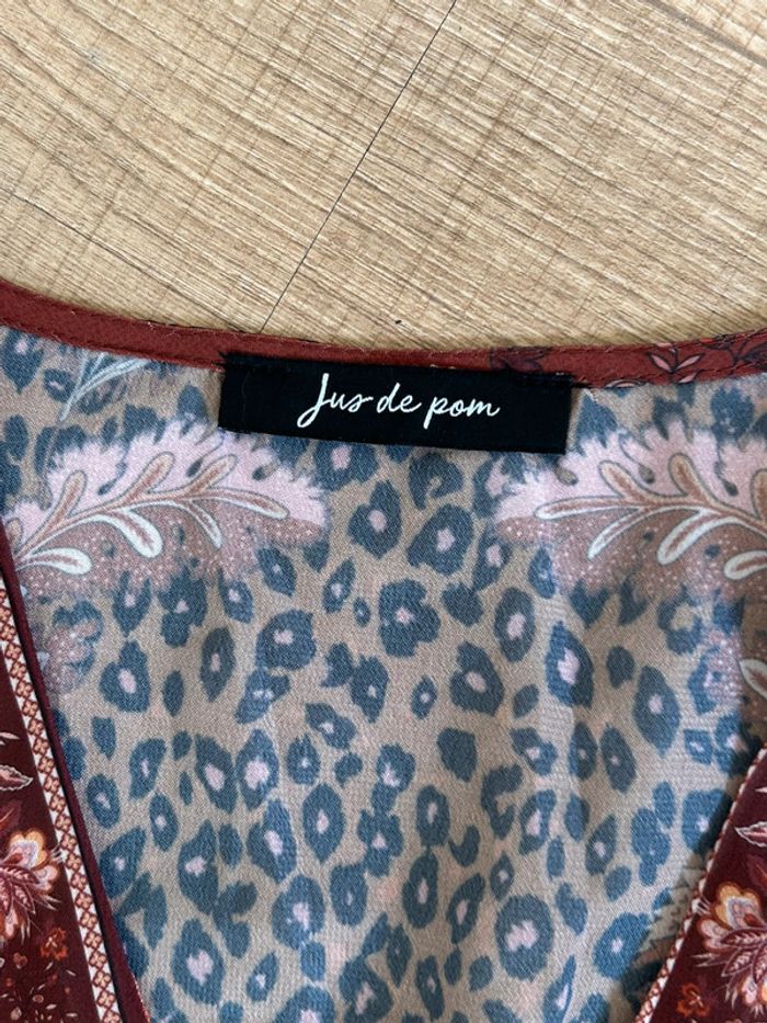 Robe imprimée à manches longues Jus de Pom taille M/L jamais portée - photo numéro 14