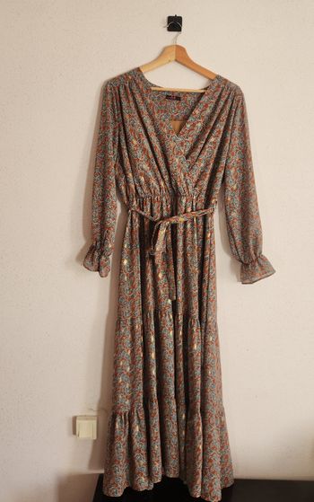 Robe longue bohème fluide Le Chic WM – Taille L – Manches transparentes