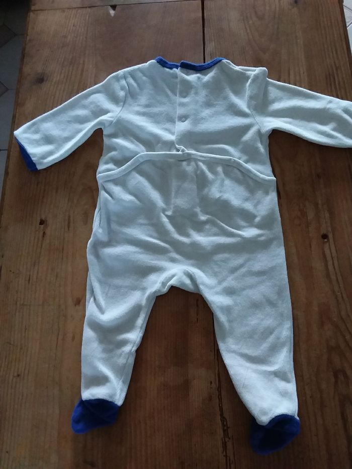 Lot de 3 grenouillères garçon taille 9 mois - photo numéro 4