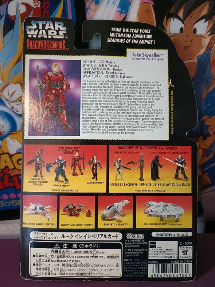 Star Wars shadows of the empire Luke Skywalker in imperial Guard Kenner Figure Tomy Japan - photo numéro 2