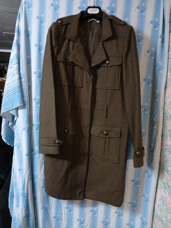 Manteau laine femme