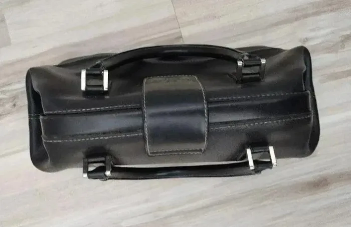 Sac à main noir vintage - Hexagona - photo numéro 4