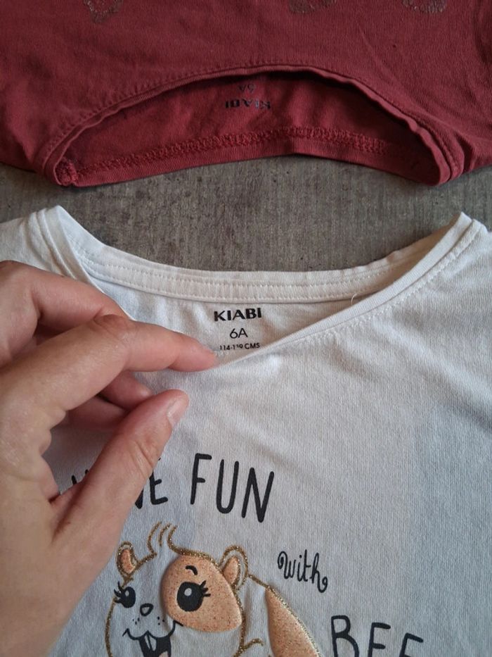 T-shirt manches longues 6ans kiabi - photo numéro 2
