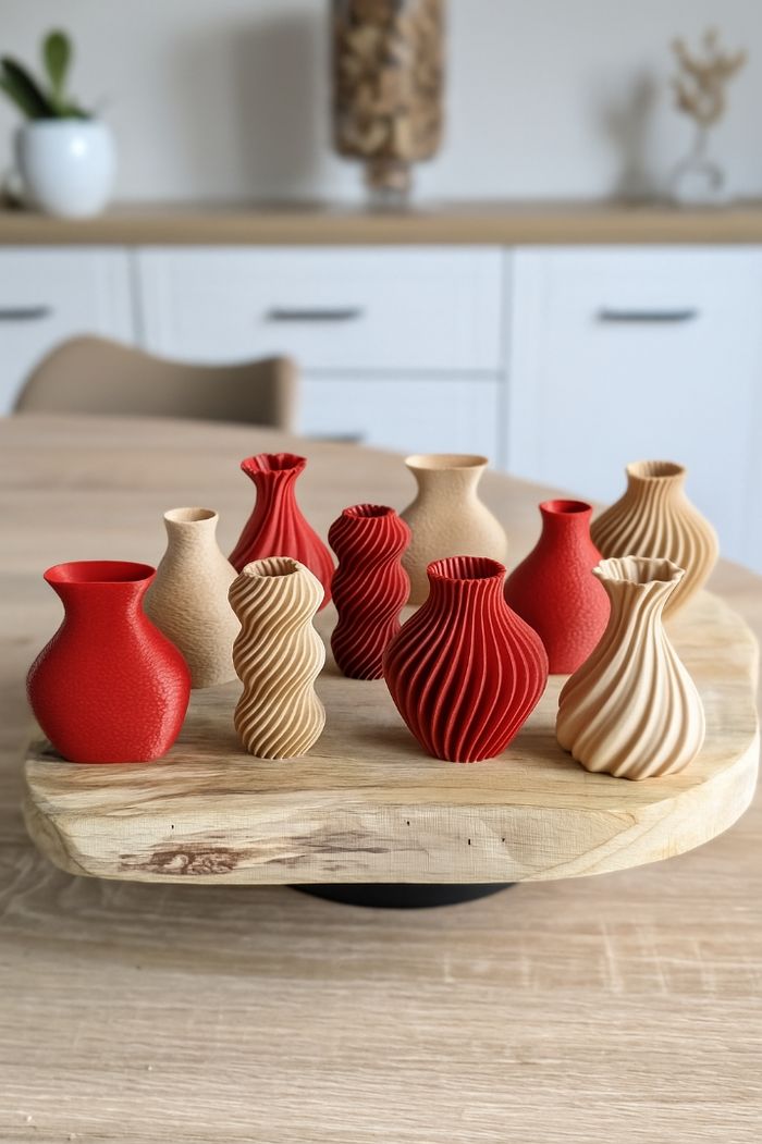 Lot de 10 mini vases (6cm de hauteur) - photo numéro 2