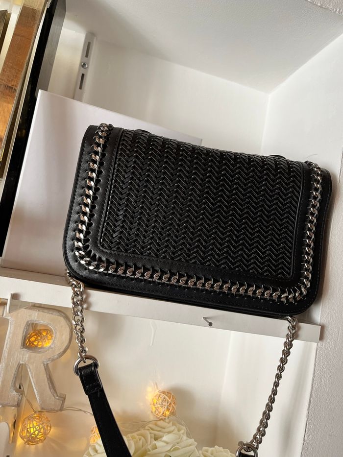 Sac simili cuir tressé noir Pimkie TBE 🖤