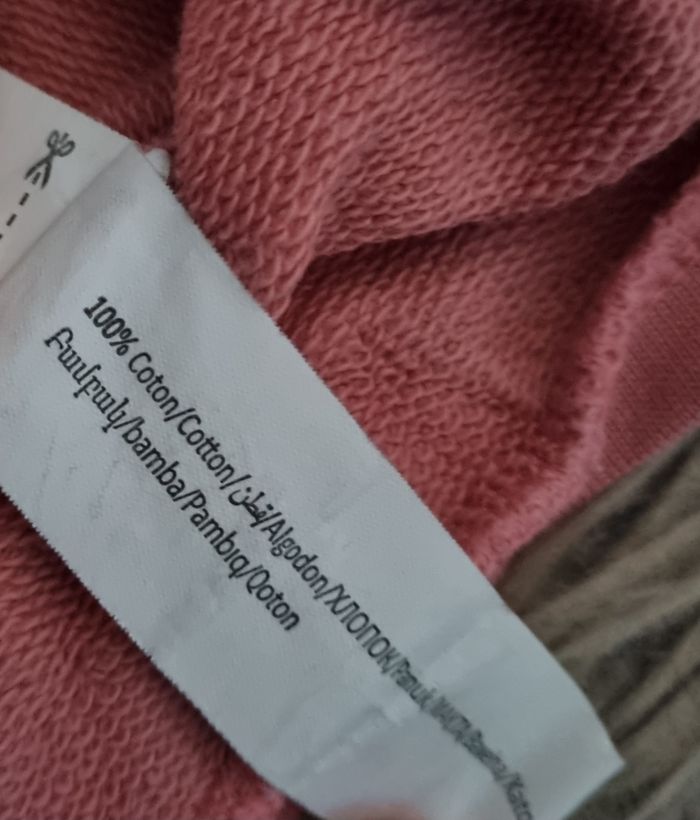 Sweat rose avec écriture 9mois - photo numéro 5