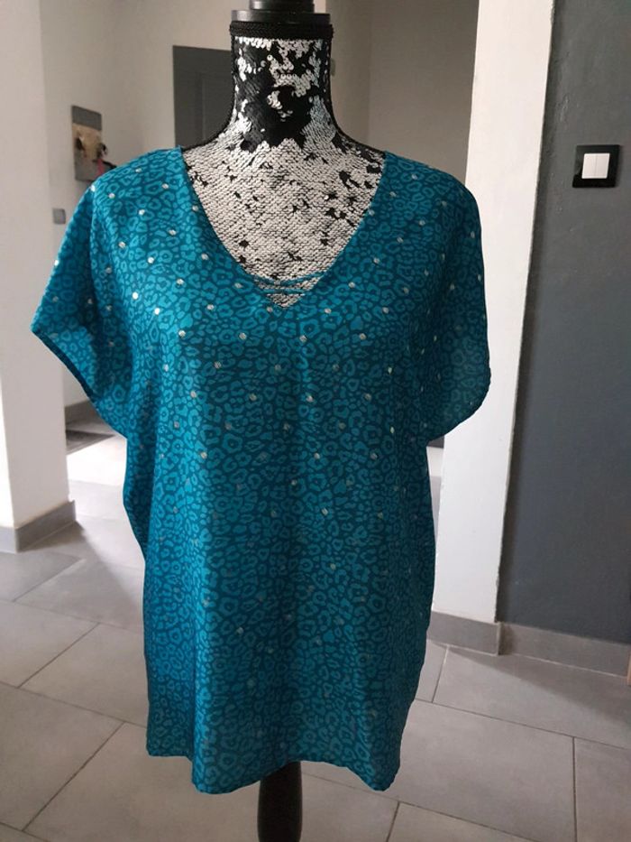 T-shirt imprimé vert