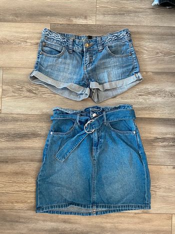 Lot jupe et short 36