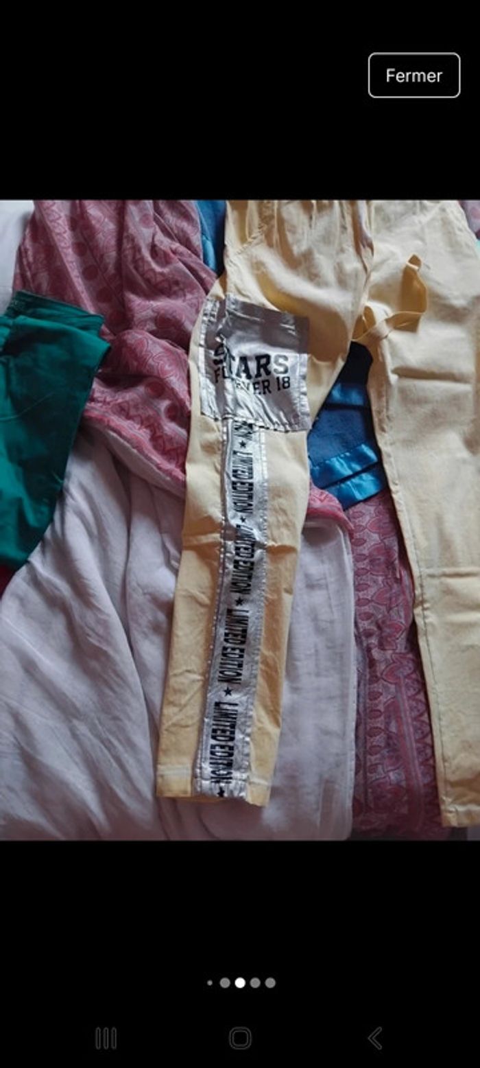 Pantalon effet usé - photo numéro 3