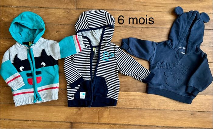 Lot 27 vêtements 6 mois mixte/garçon mi saison - photo numéro 6