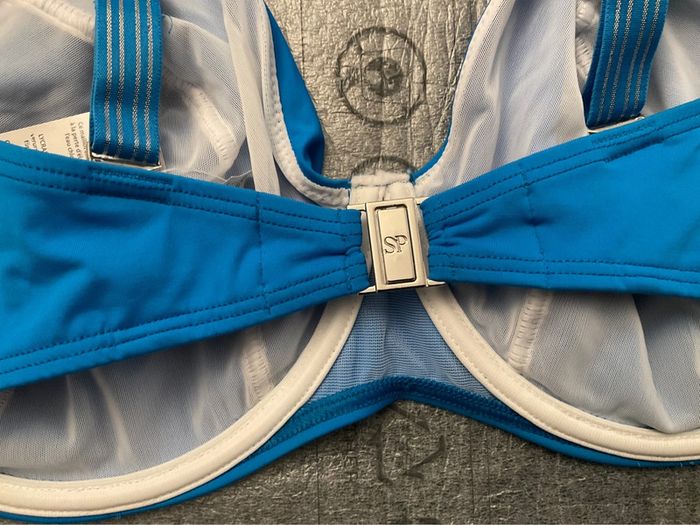Haut maillot bleu Simone Pérèle neuf - photo numéro 5