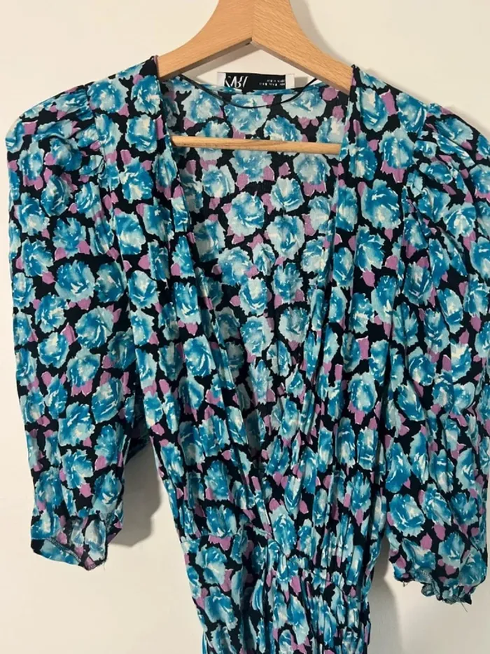 Robe Zara turquoise - photo numéro 3