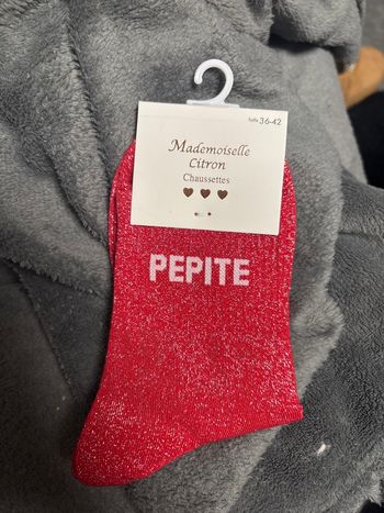 Chaussette à paillettes 
