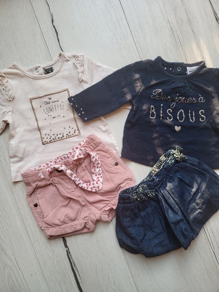 Ensemble 4 pièces mi-saison hiver fille 3mois