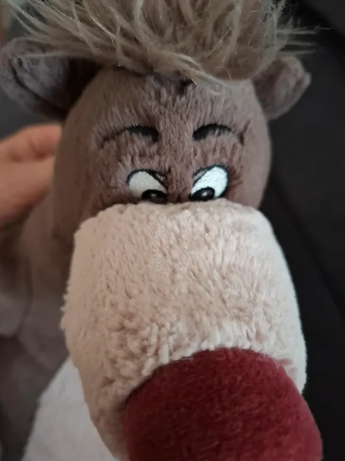 Peluche disneyland Paris baloo ours bear le livre de la jungle mowgli - photo numéro 3