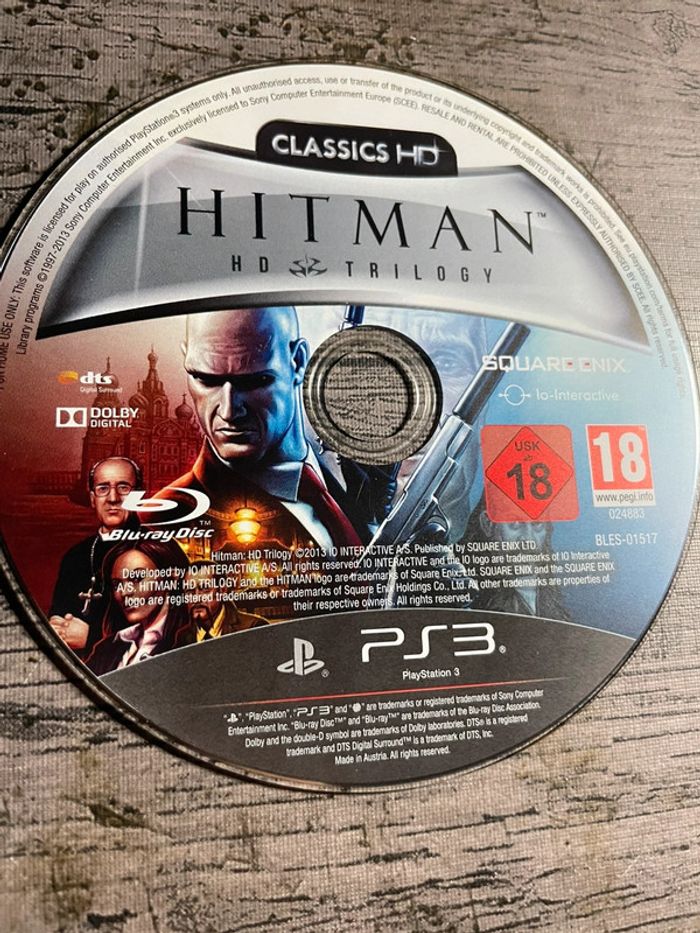 Hitman HD Trilogy - Jeu PS3 loose Version française - photo numéro 2
