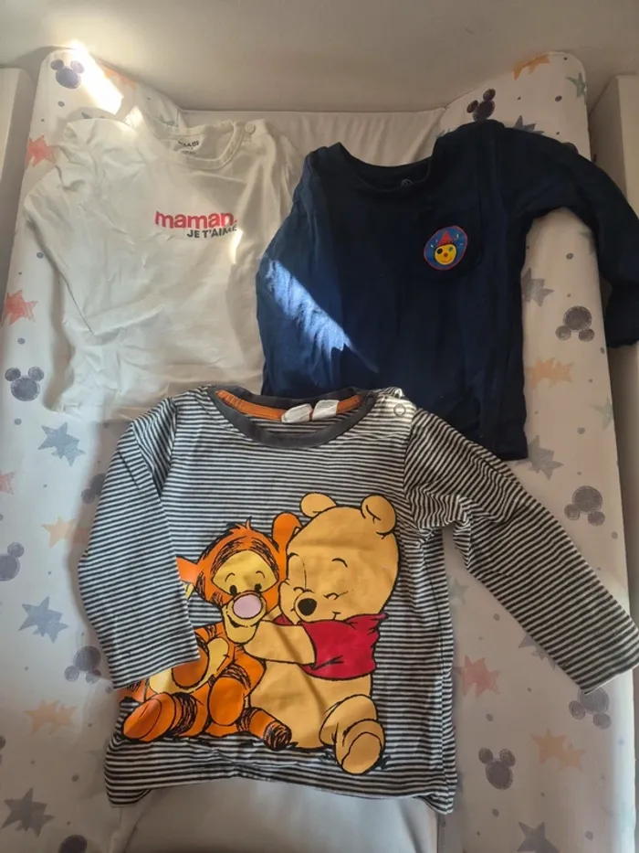 3 t-shirts