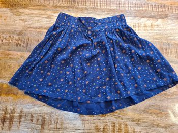 Jupe taille 36 bleu étoilée