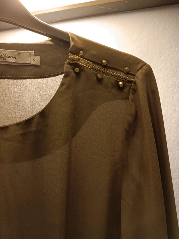 Robe kaki Pepe jeans - photo numéro 6