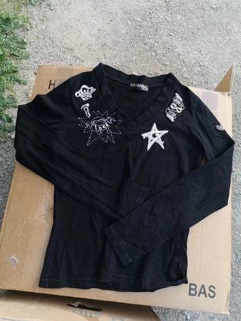 Tee shirt ml épais broderie