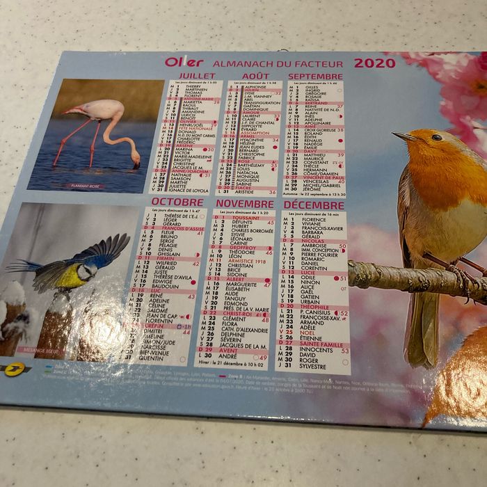 Calendrier 2020 - photo numéro 2