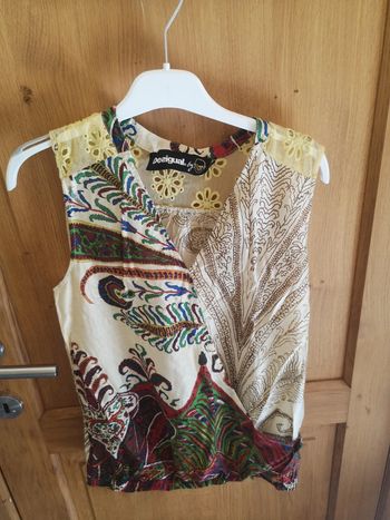 Blouse colorée courtes manches Desigual M