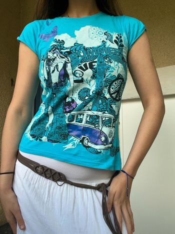 Top haut hippie bohème champêtre western country